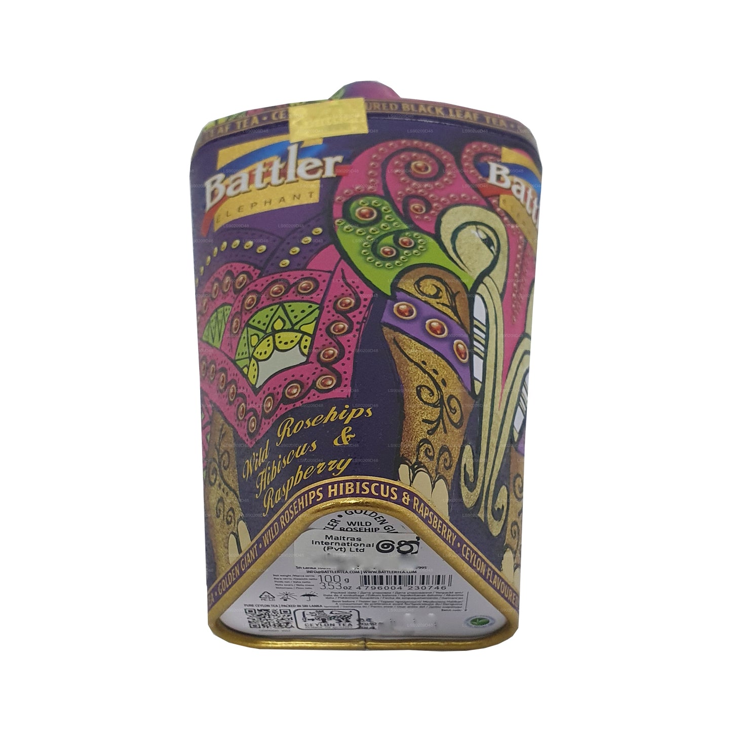 Battler Golden Giant divoká šípka, ibišek a malina (100g) Caddy