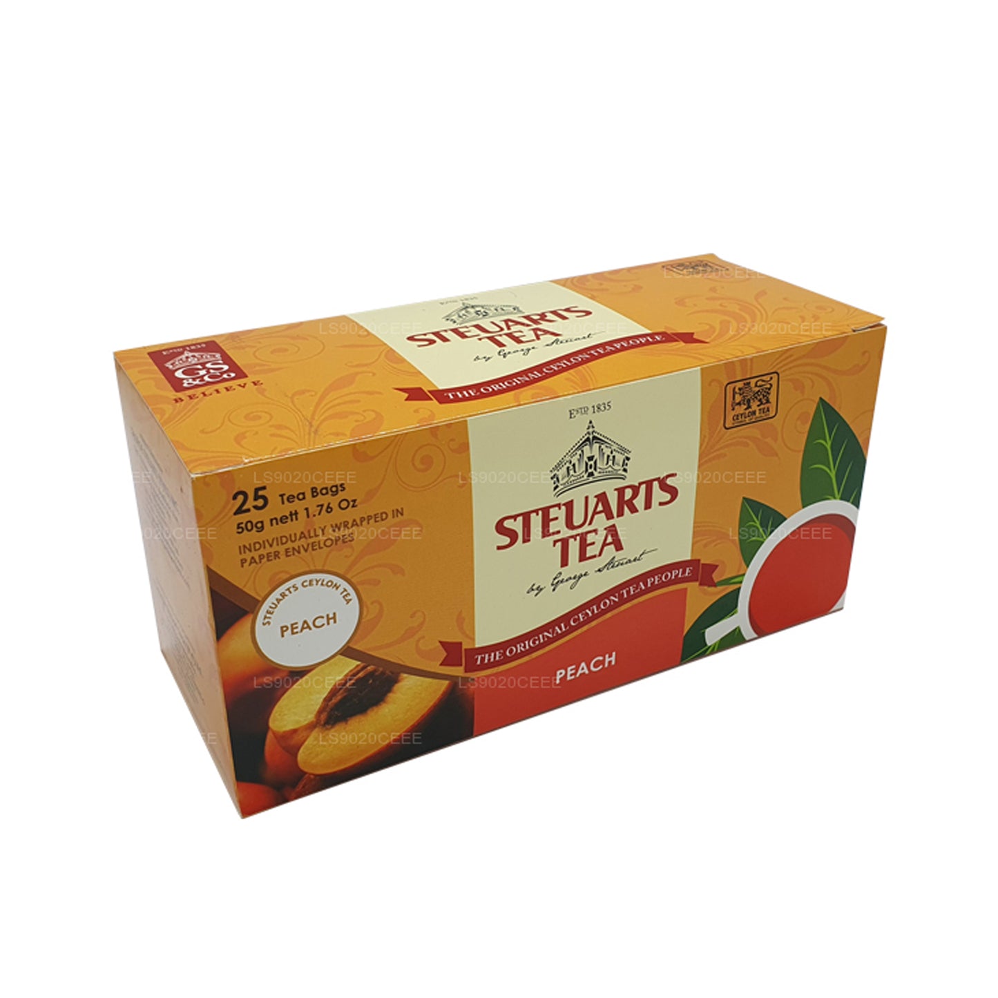 Steuarts Peach Tea (50g) 25 Tea Bags