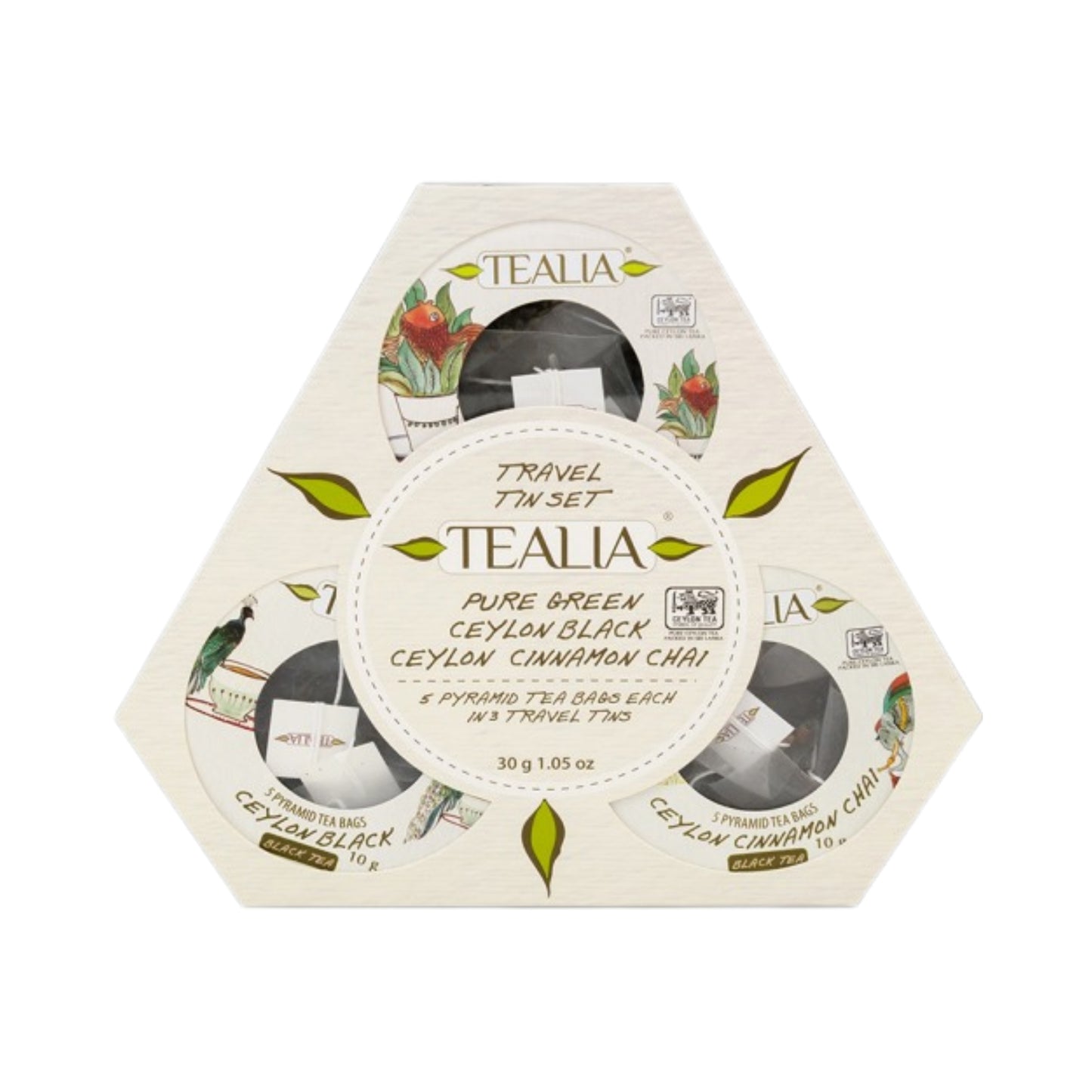 Tealia Organic Travel Tin Set (30g)