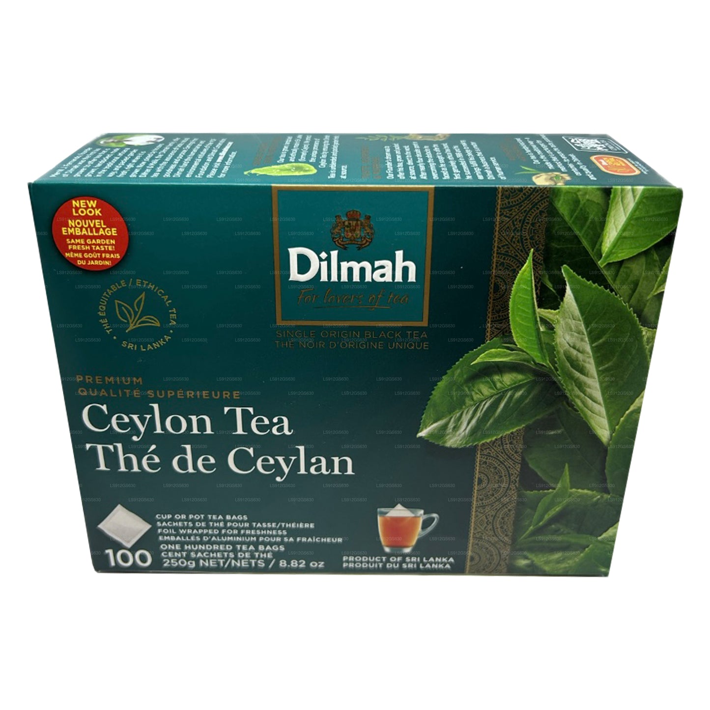Dilmah Premium Ceylon čaj (250 g) 100 bezznačkových čajových sáčků