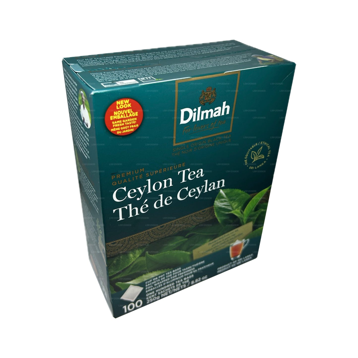 Dilmah Premium Ceylon čaj (250 g) 100 bezznačkových čajových sáčků
