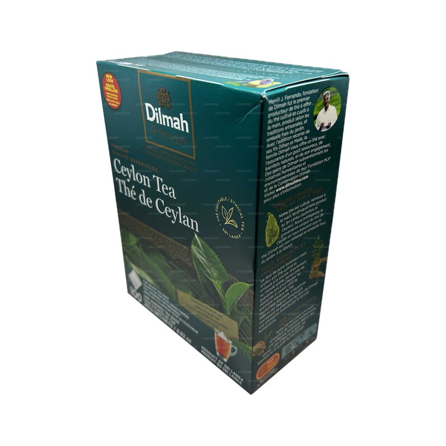 Dilmah Premium Ceylon čaj (250 g) 100 bezznačkových čajových sáčků