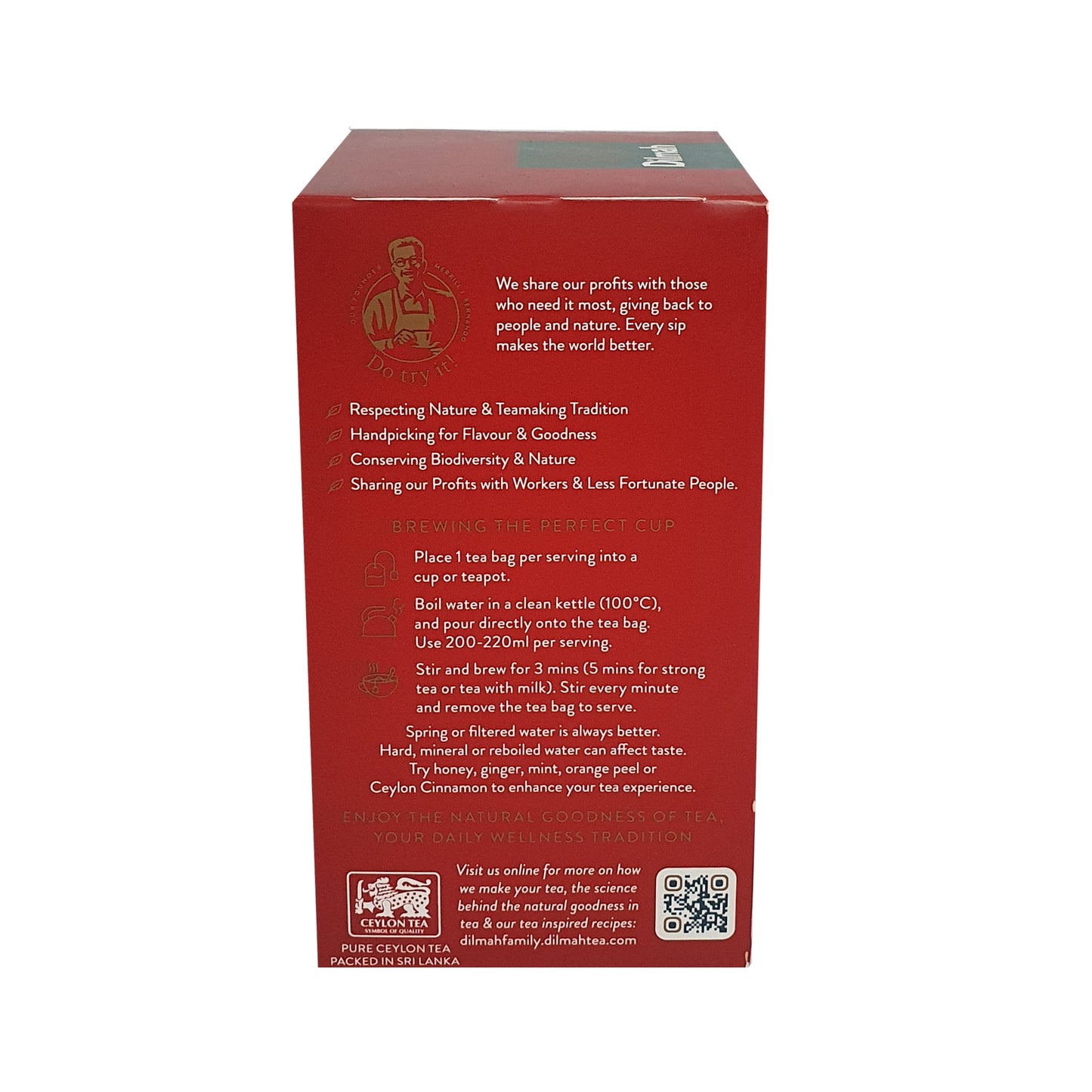 Dilmah English Breakfast Tea (100g) 50 Tea Bags