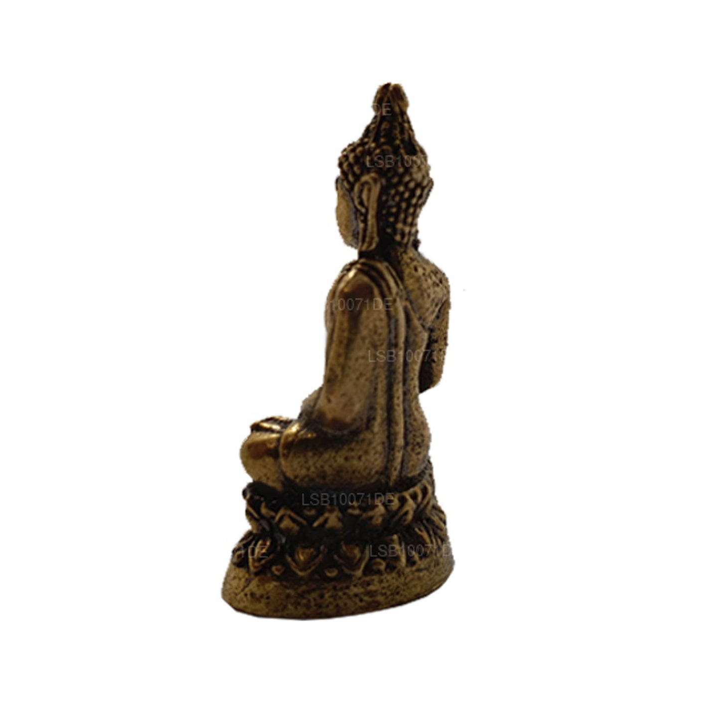 Miniature Brass Buddha Statue