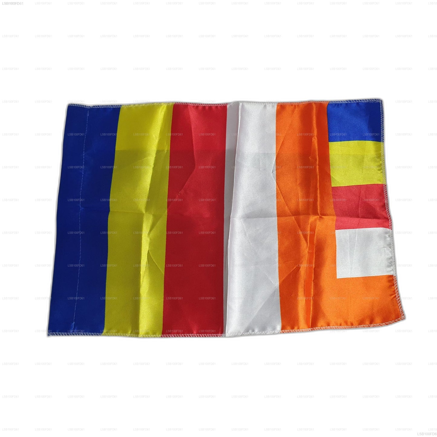 Lakpura® Sri Lankan Fabric Buddhist Flag