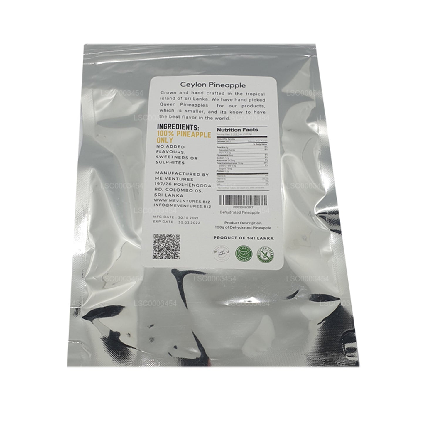 ME Dehydratovaný ananas (100g)