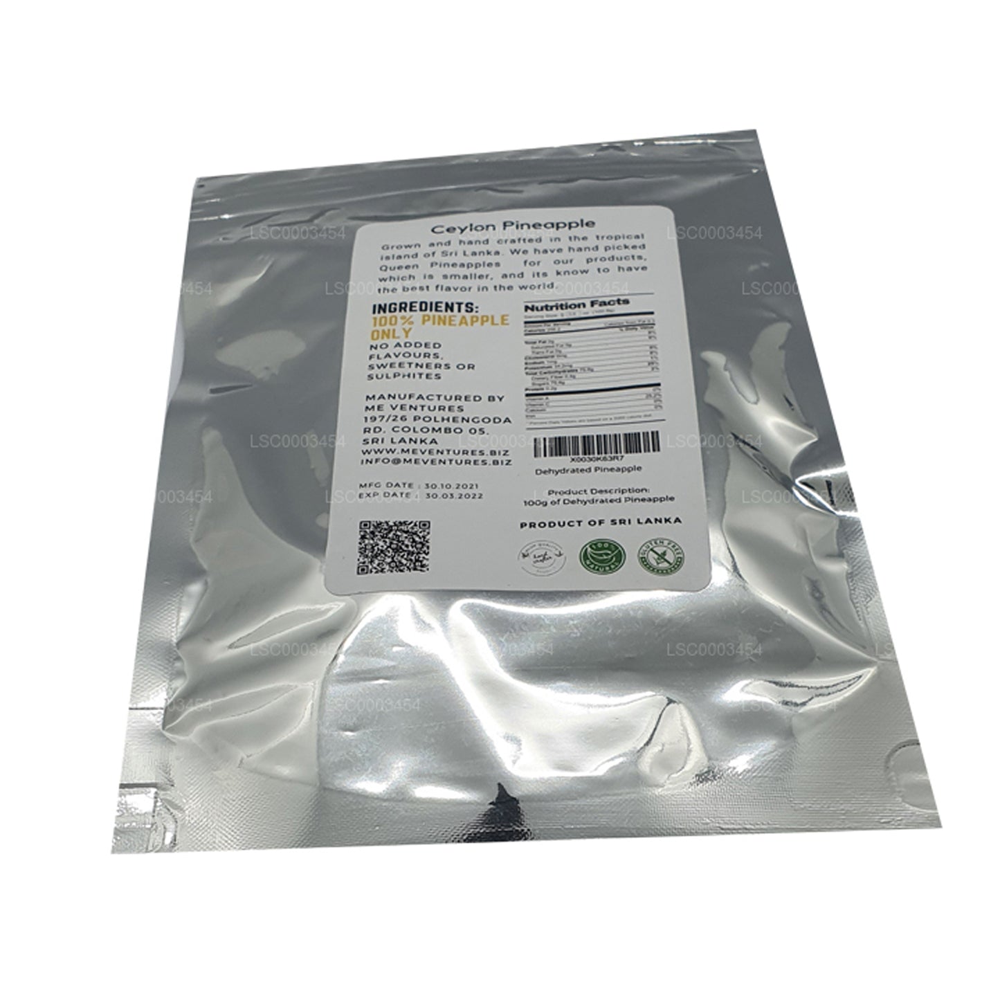 ME Dehydratovaný ananas (100g)