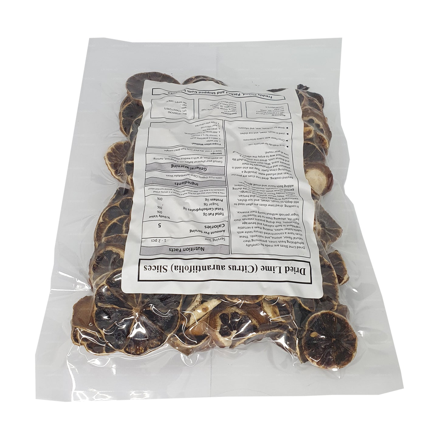 Dehydratované plátky limetky Lakpura