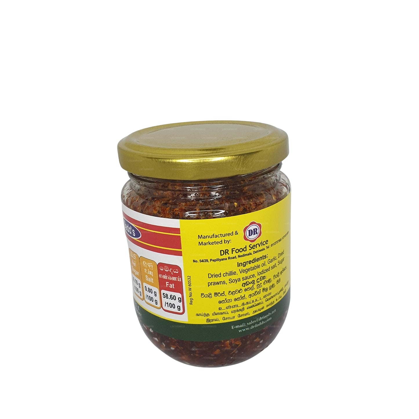 Chilli pasta Dr. Dadd's Chiness