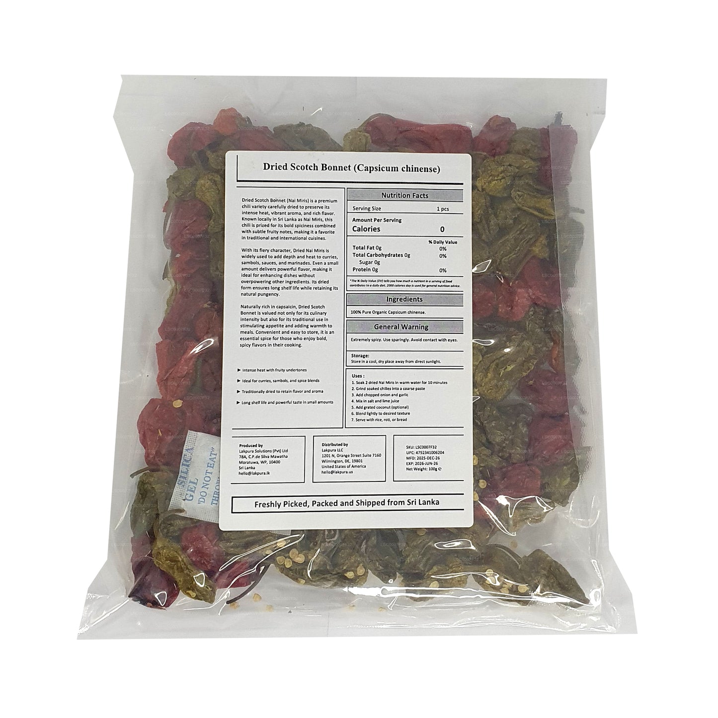 Lakpura® Scotch Bonnet (Nai Miris)