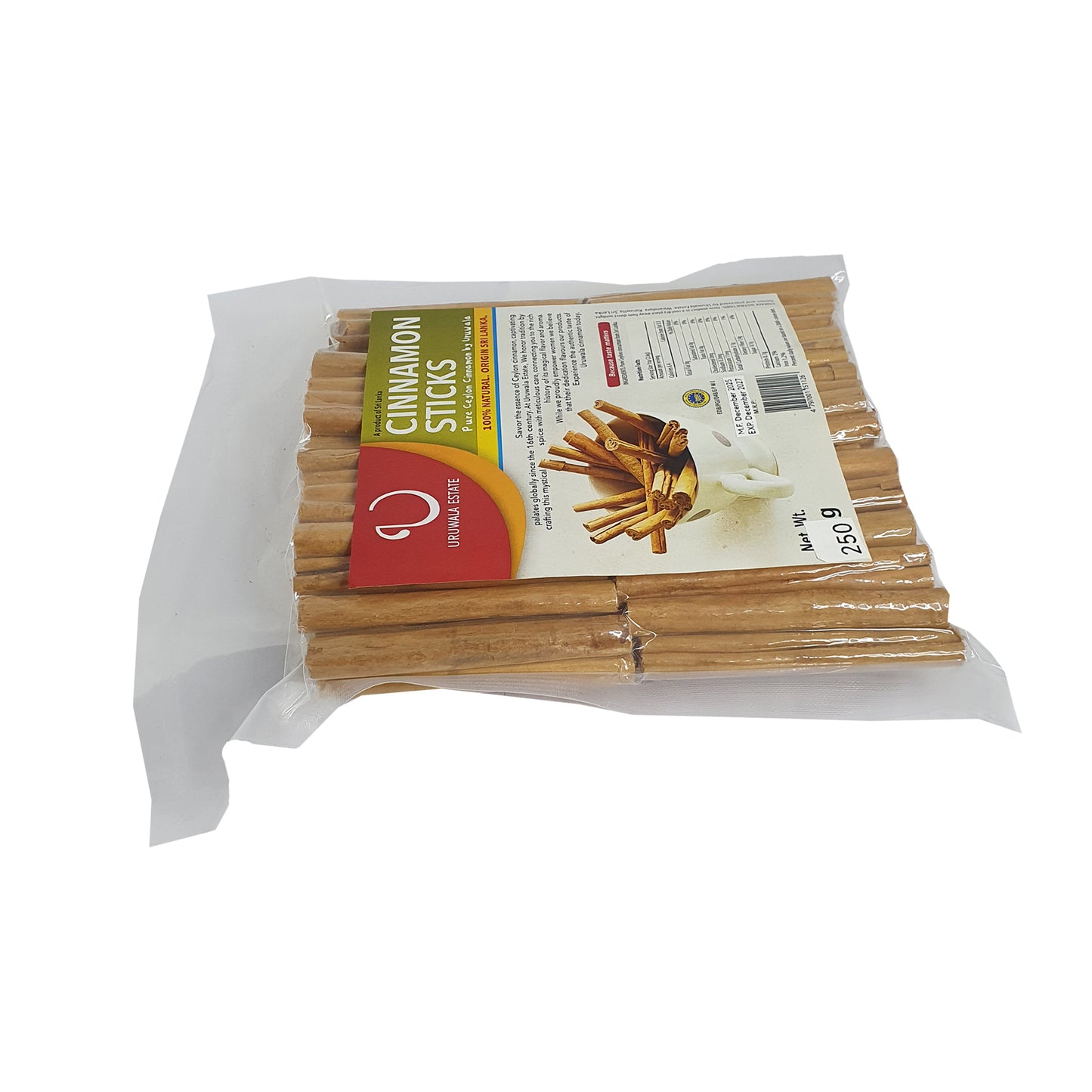 Uruwala Estate "C5 Special" Grade Cinnamon Sticks