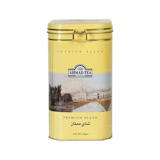 Ahmad Tea Premium Blend Hinge Tea Caddy (450g)