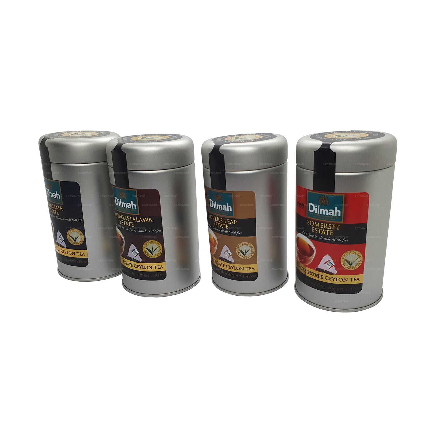 Čajová krabička Dilmah Single Estate (balení po 1)