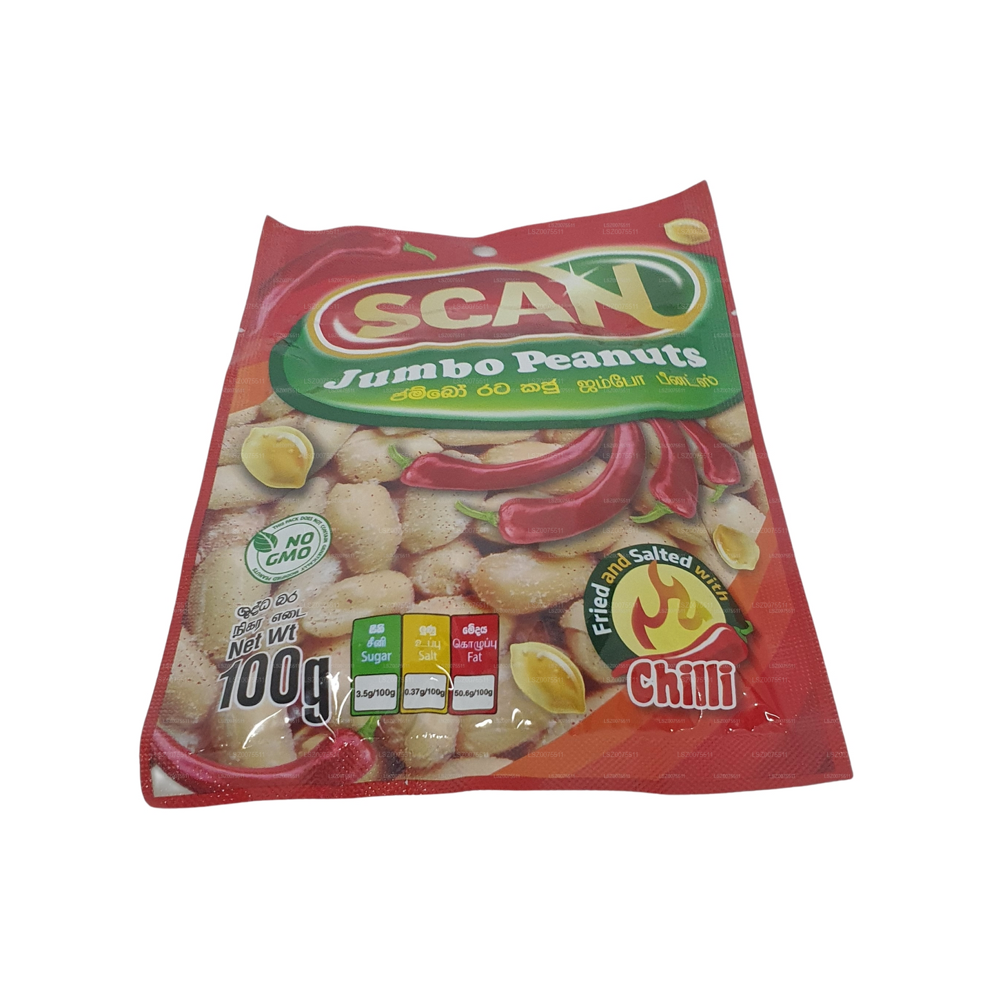 Scan Chilli Jumbo Arašídy (100g)