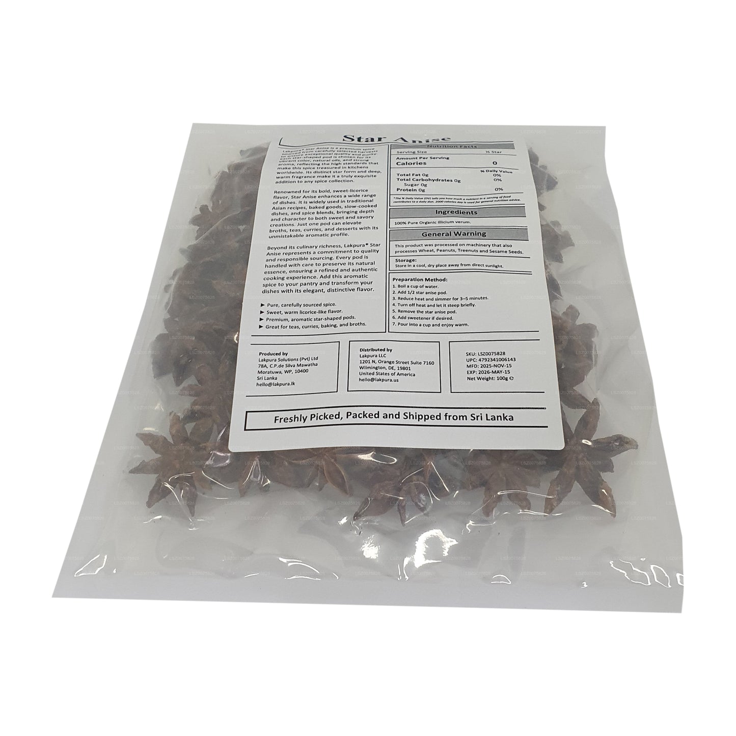 Lakpura badyán (100g)