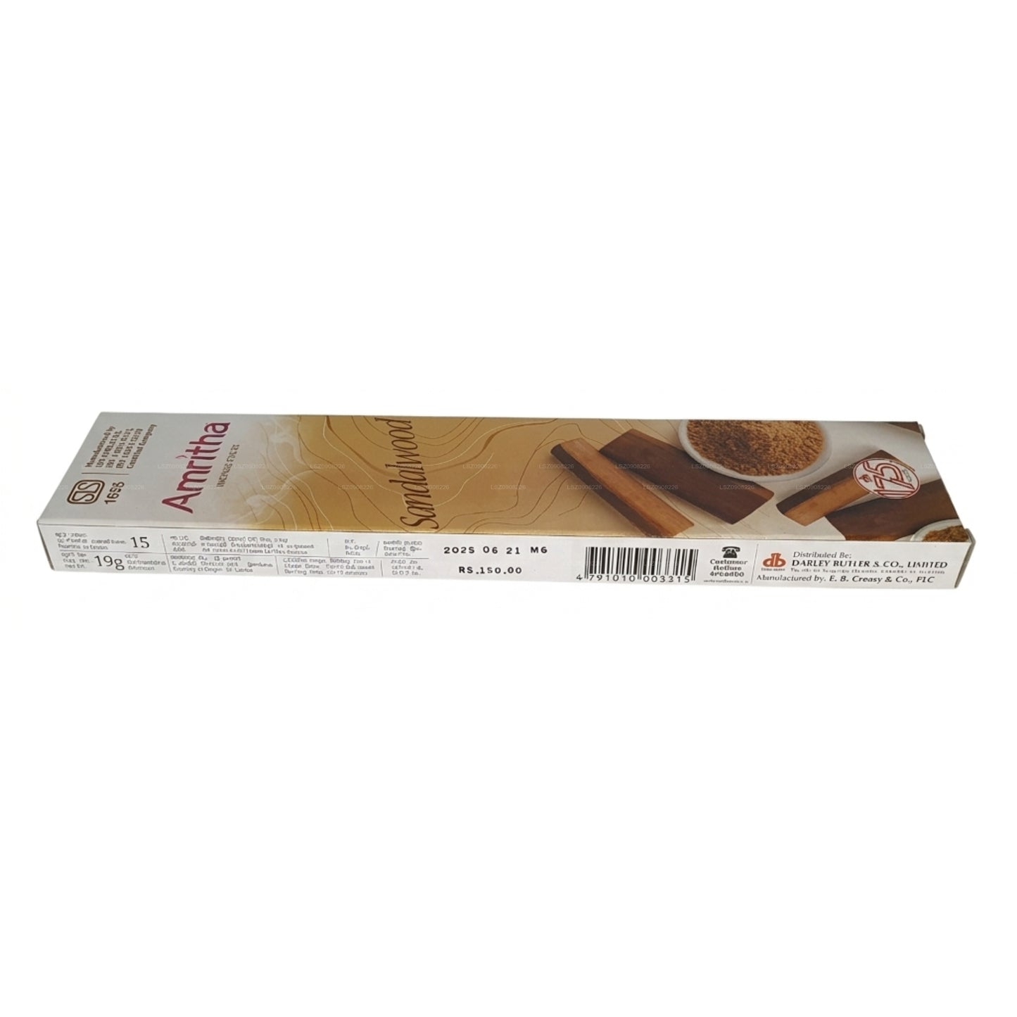 Amritha Sandalwood Joss 15 tyčinek (19g)