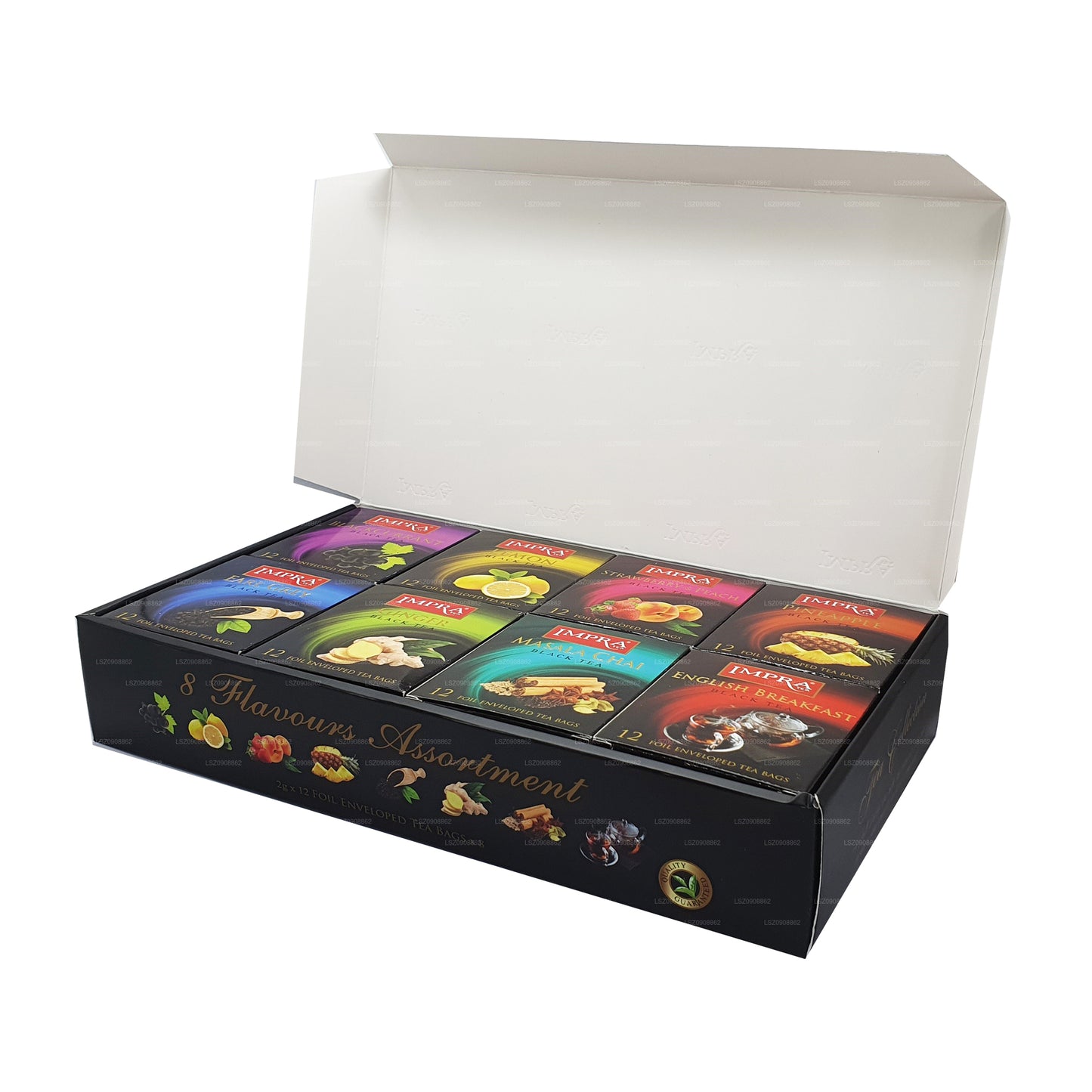 Impra Dárkové balení Obálka z černé čajové fólie (192g)