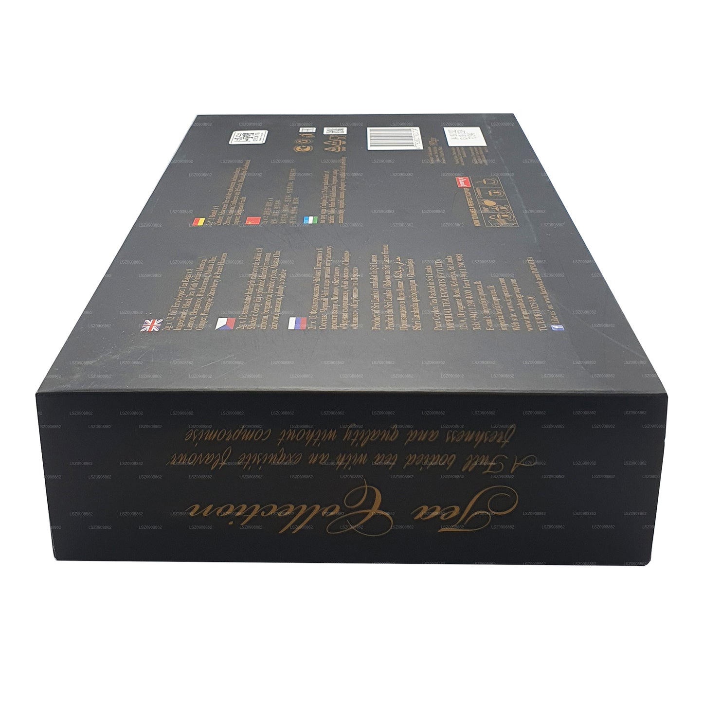 Impra Dárkové balení Obálka z černé čajové fólie (192g)