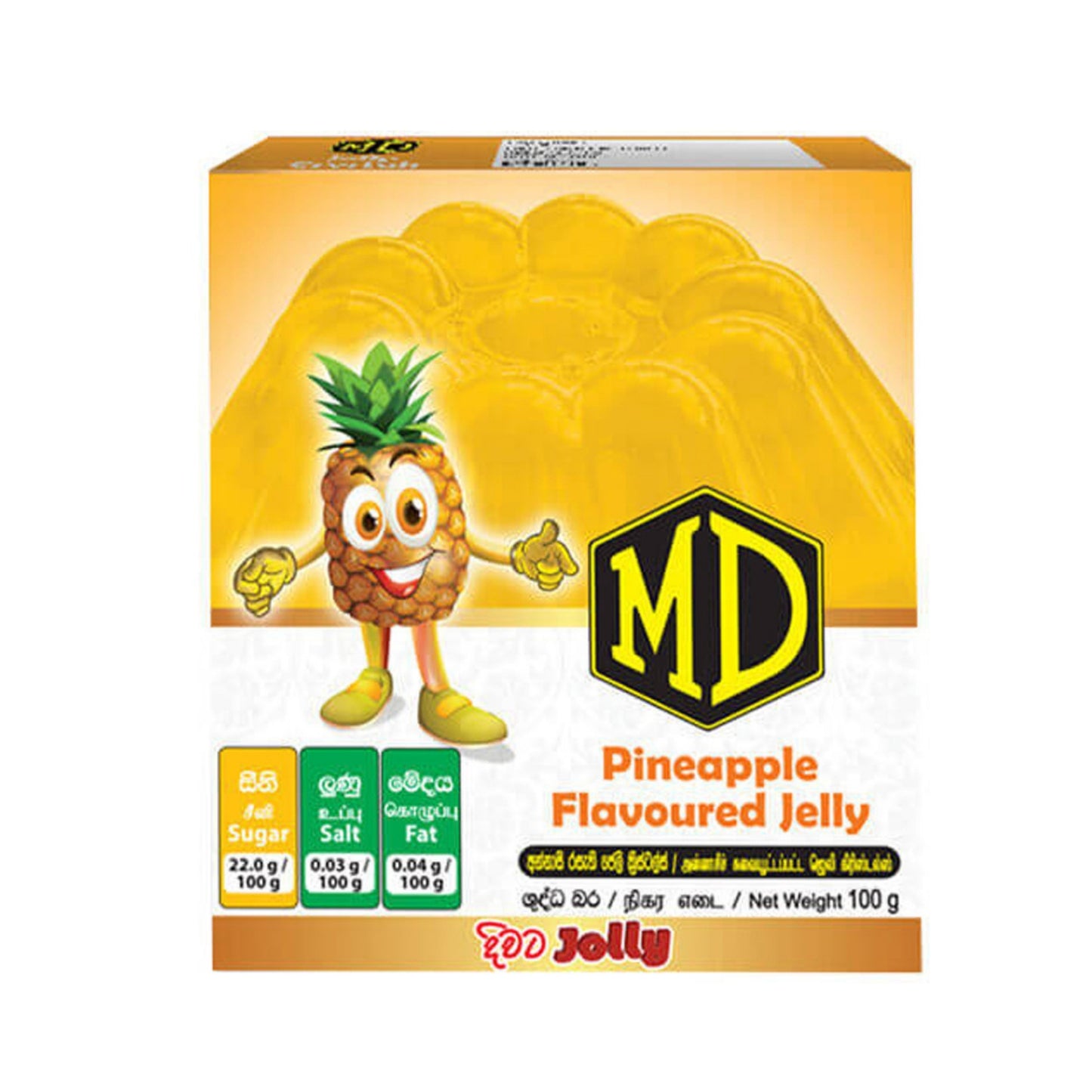 MD Jelly Crystal ananas (100 g)