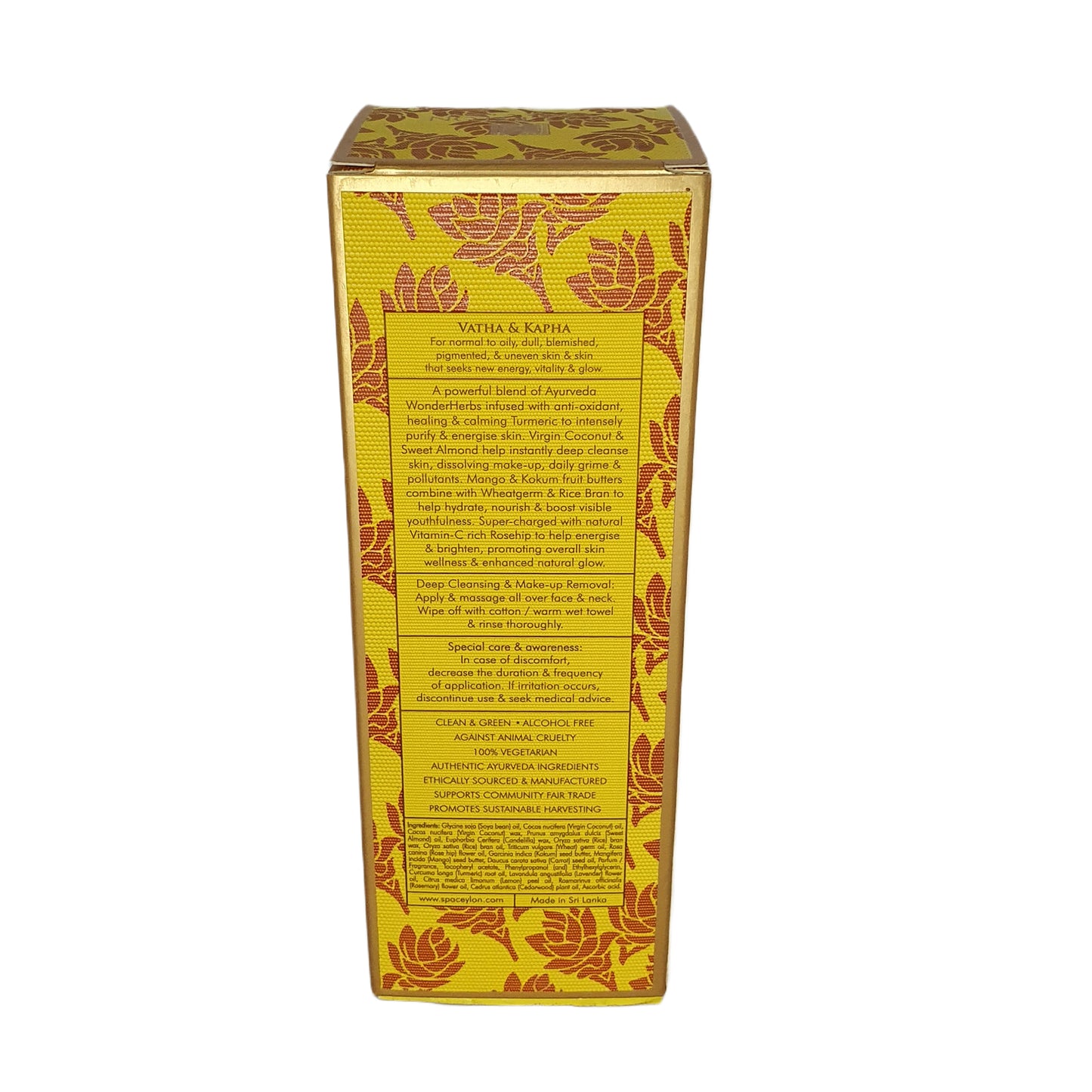 Spa Ceylon True Turmeric - Vitamin C Glow - Hluboký čisticí balzám na obličej (100ml)