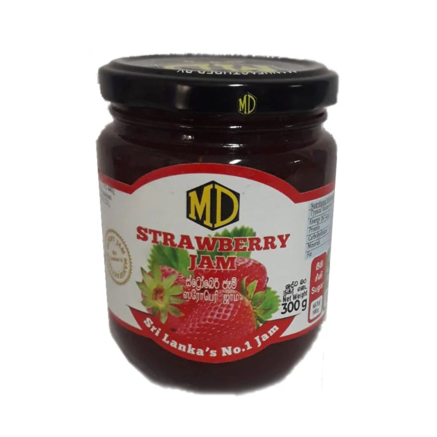 MD Natural Strawberry Jam (300g)