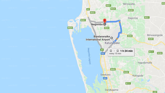 Soukromý transfer z letiště Colombo (CMB) do města Negombo