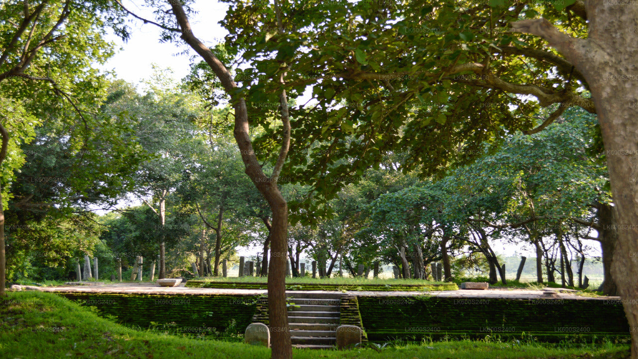 Ritigala, Kala Wewa and Namal Uyana from Habarana