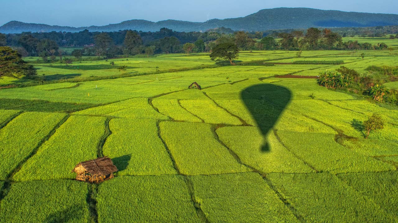 Let horkovzdušným balonem z Kandalamy