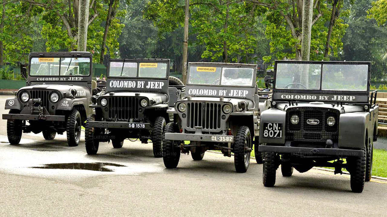 Colombo City Tour by Vietnam War Jeep from Colombo Seaport