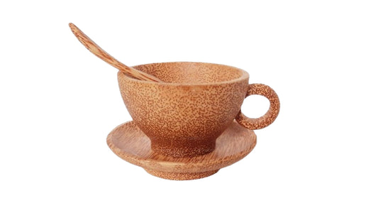 Lakpura® Coconut Wood Coffee & Tea Cup