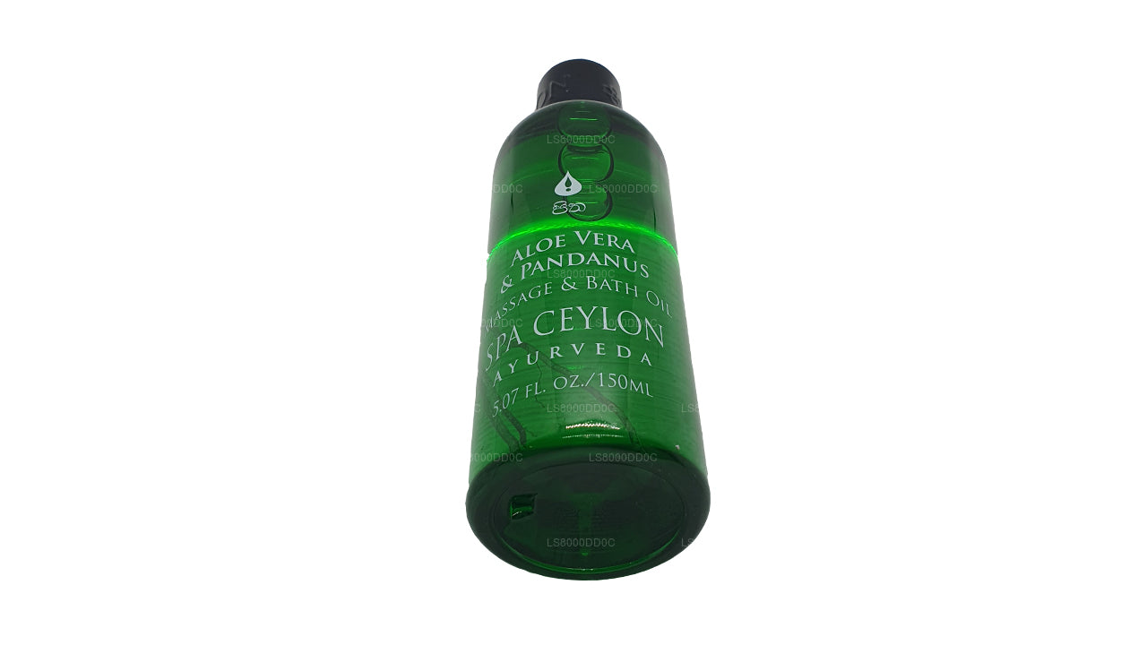 Spa Ceylon Aloe Vera Pandanus Massage and Bath Oil (100ml)