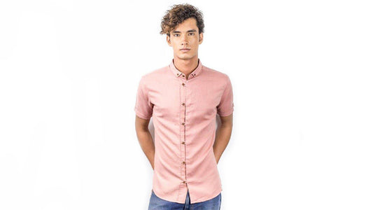 Linen Cotton Short Sleeve Shirt